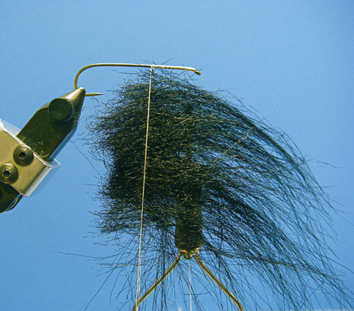 Loop-with-Hair Step Two for the Down and Dirty Leech.
