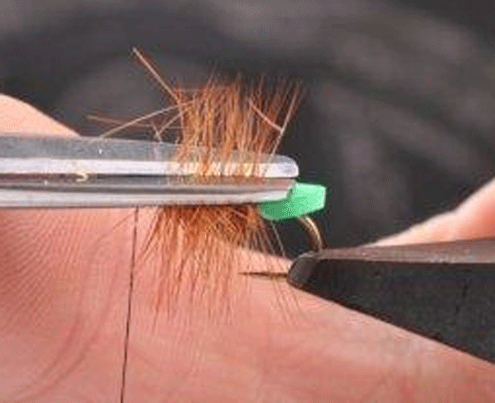 Clipping-hackle