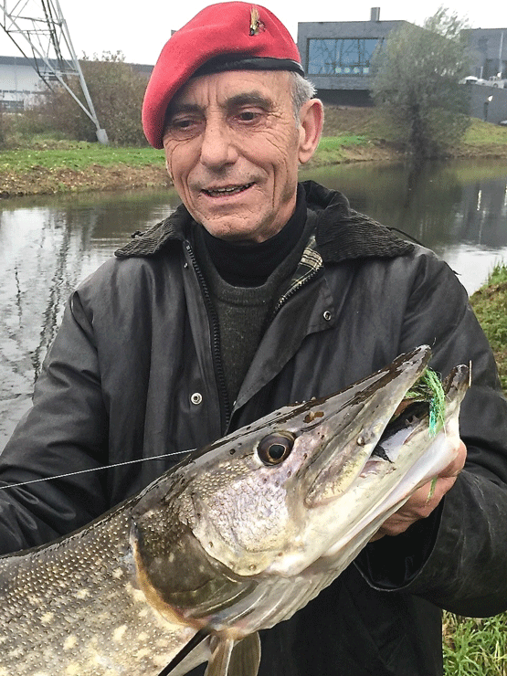 Theo-with-pike-head